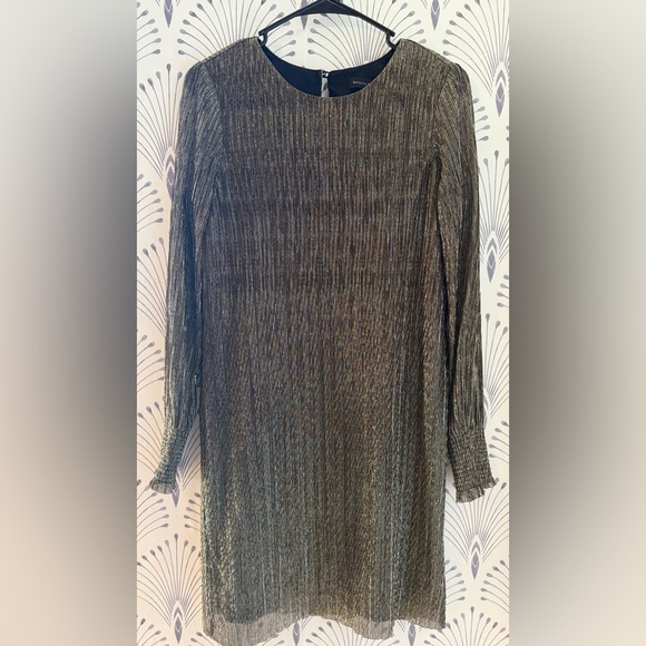 Banana Republic Gold Midi Dress - Picture 1 of 5